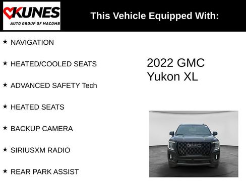 Used 2022 GMC Yukon XL Denali AWD/4WD image 3