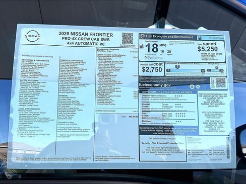 New 2026 Nissan Frontier PRO-4X image 19