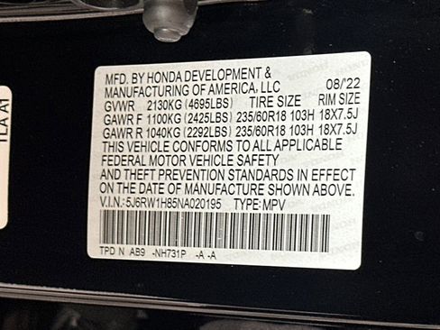 Used 2022 Honda CR-V EX-L image 9