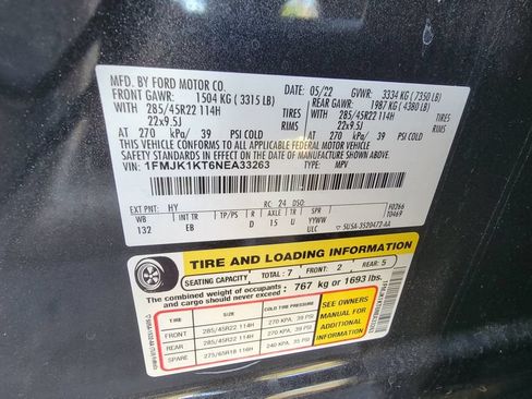 Used 2022 Ford Expedition Max Limited RWD image 12