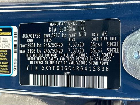 Certified 2024 Kia Telluride S w/ S Sunroof Package image 37