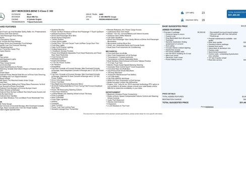 Used 2017 Mercedes-Benz C 300 4MATIC Coupe w/ Premium 2 Package image 9