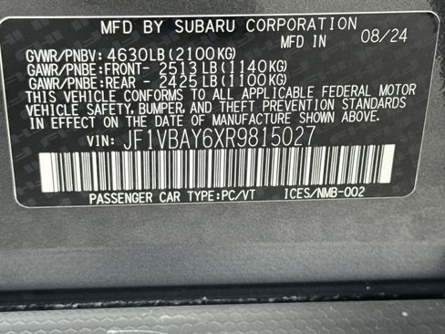 Used 2024 Subaru WRX TR image 32