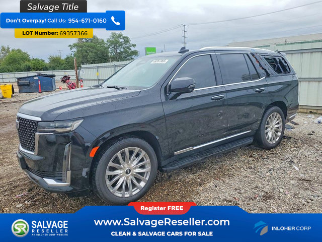 Used 2021 Cadillac Escalade Premium Luxury w/ Driver Assist Tech Package AWD/4WD image 1