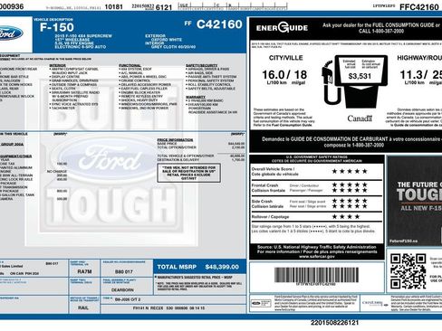 Used 2015 Ford F150 XLT w/ Trailer Tow Package AWD/4WD image 12
