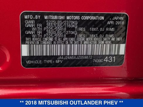 Used 2018 Mitsubishi Outlander SEL image 38