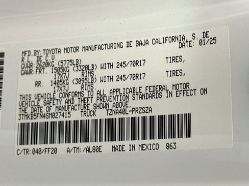 Used 2025 Toyota Tacoma SR5 RWD image 12