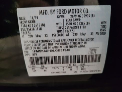 Used 2020 Ford Explorer XLT w/ Comfort Package AWD/4WD image 33