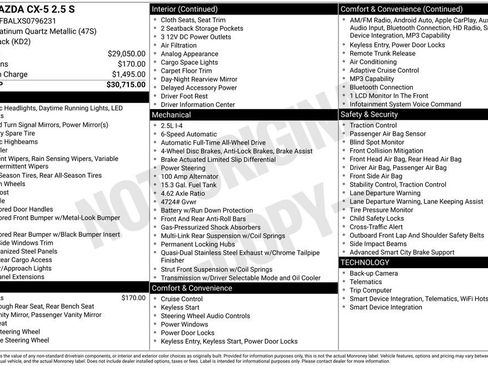New 2025 MAZDA CX-5 AWD 2.5 S image 31