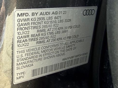 Used 2023 Audi Q8 Prestige w/ Prestige Package AWD/4WD image 23