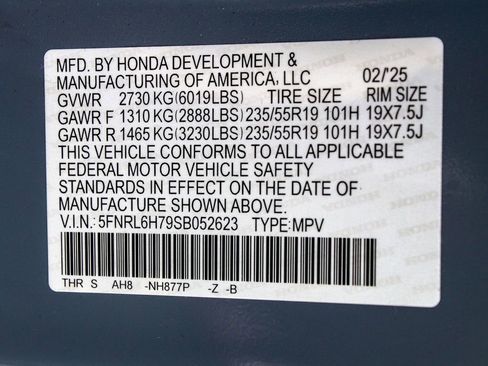 Used 2025 Honda Odyssey Sport-L image 12