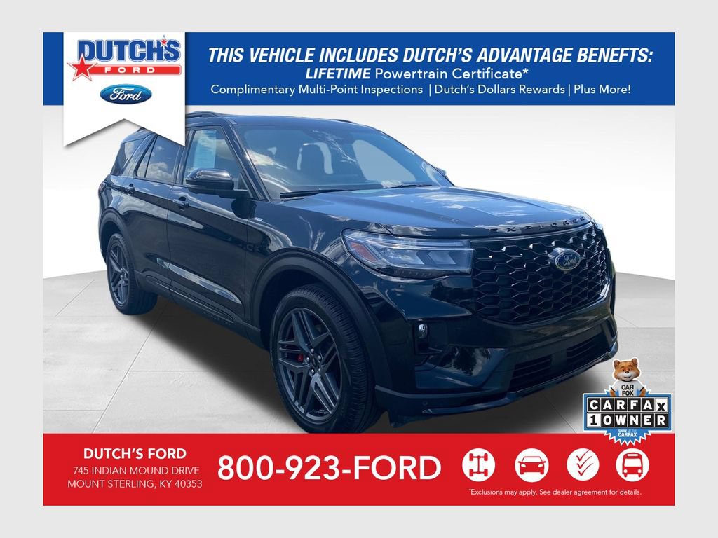 Used 2025 Ford Explorer ST-Line w/ ST-Line Street Pack AWD/4WD 360° Tour