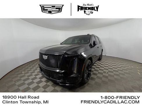 Certified 2025 Cadillac Escalade V w/ LPO, ONYX Package AWD/4WD image 1