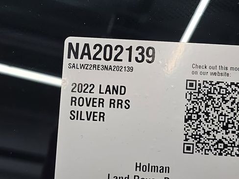 Certified 2022 Land Rover Range Rover Sport SVR AWD/4WD image 37