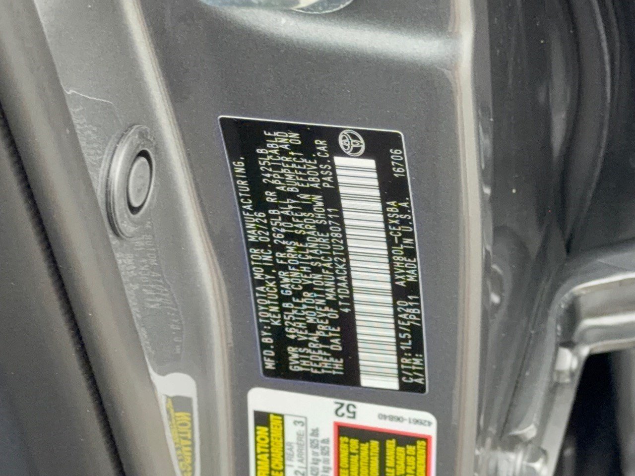 Used 2026 Toyota Camry SE FWD image 32