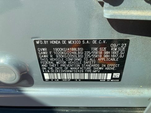 Certified 2024 Honda HR-V Sport image 39