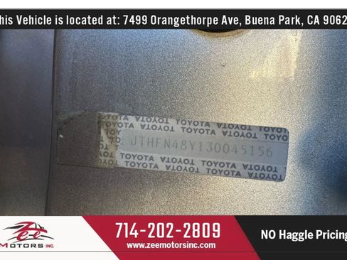 Used 2003 Lexus SC 430 Convertible image 52