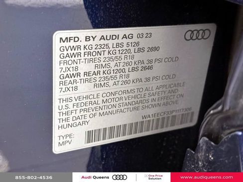 Certified 2023 Audi Q3 2.0T Premium Plus w/ Premium Plus Package AWD/4WD image 34