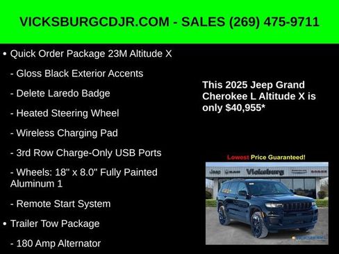 New 2025 Jeep Grand Cherokee L Altitude image 16