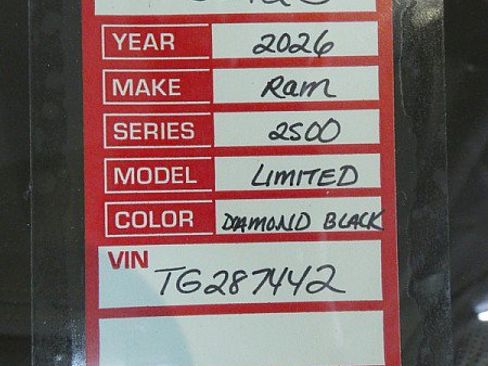New 2026 RAM 2500 Limited AWD/4WD image 39