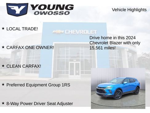 Used 2024 Chevrolet Blazer RS FWD image 7