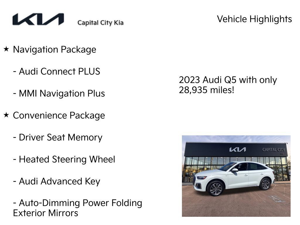 Used 2023 Audi Q5 2.0T Premium Plus w/ Premium Plus Package AWD/4WD image 8