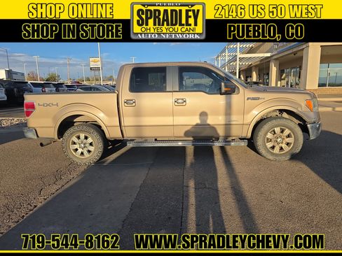 Used 2012 Ford F150 Lariat w/ Lariat Chrome Pkg image 3