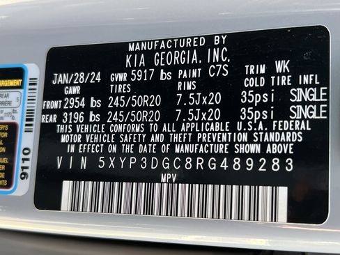 Used 2024 Kia Telluride EX X-Line AWD/4WD image 35
