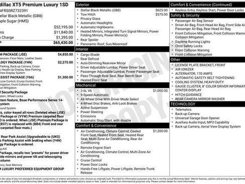 Used 2024 Cadillac XT5 Premium Luxury w/ Platinum Package image 39