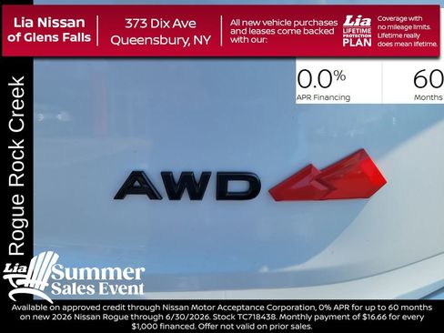 New 2026 Nissan Rogue SV w/ Rock Creek Premium Package AWD/4WD image 5