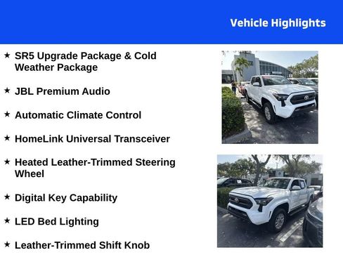 Used 2024 Toyota Tacoma SR5 AWD/4WD image 4