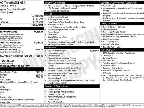 Certified 2019 GMC Terrain SLT w/ Preferred Package AWD/4WD image 5