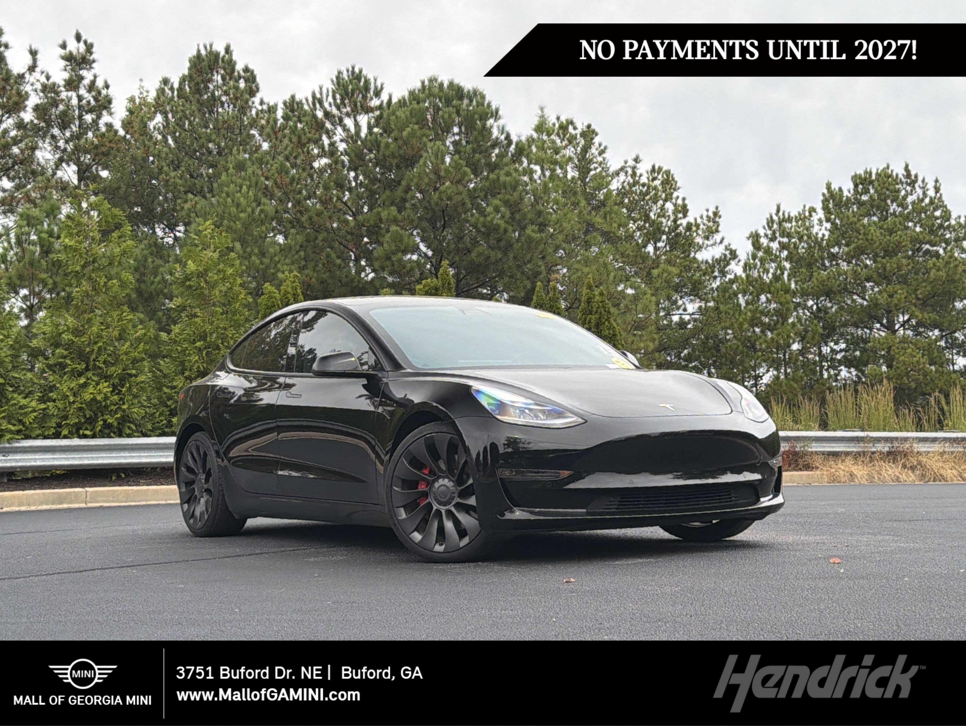 Used 2021 Tesla Model 3 Performance AWD/4WD image 1
