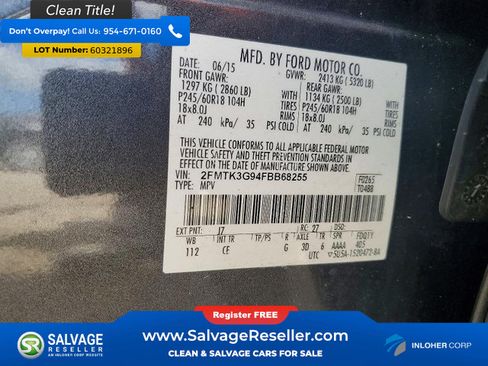 Used 2015 Ford Edge SE FWD image 17