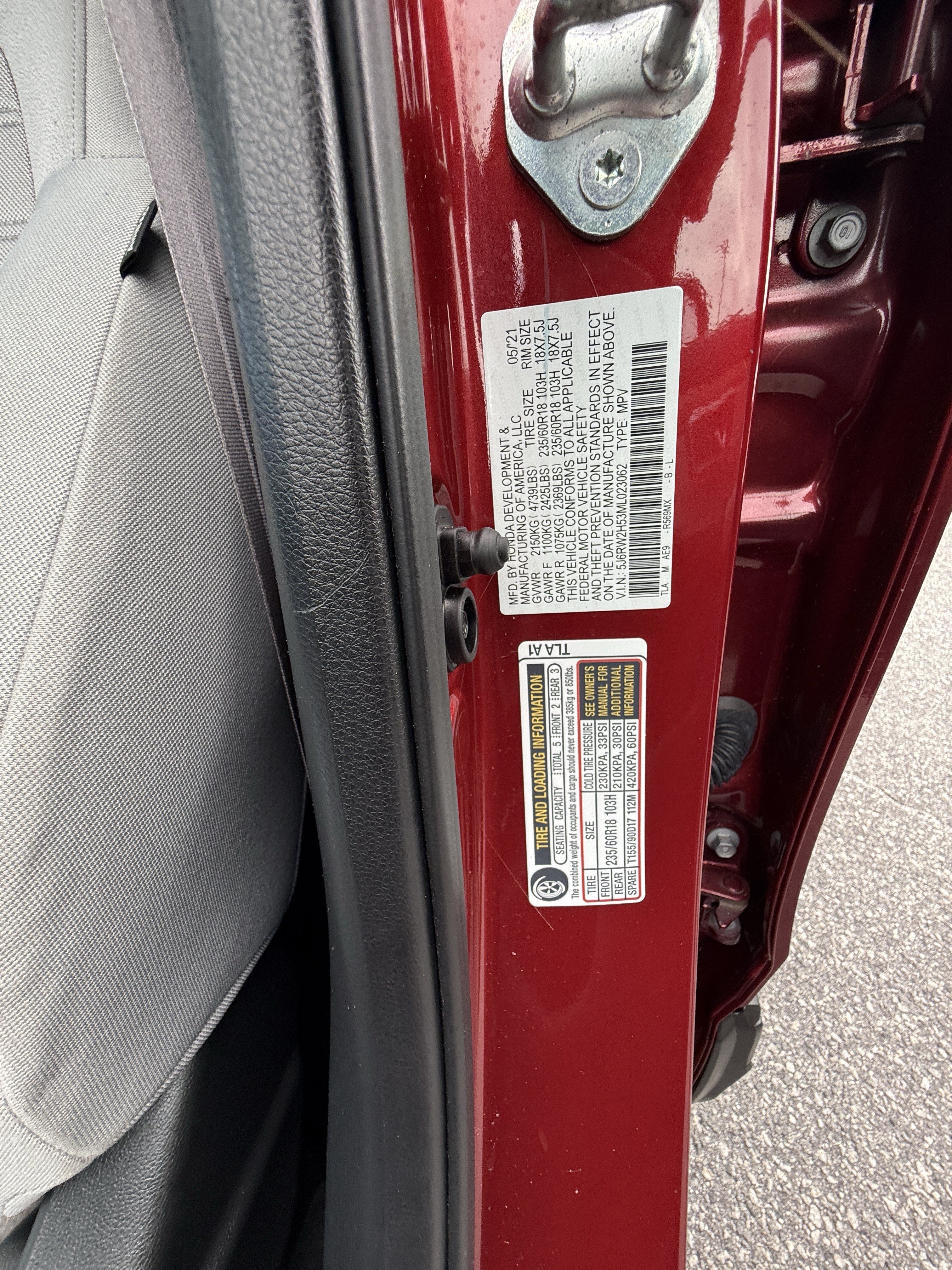 Certified 2021 Honda CR-V EX image 37