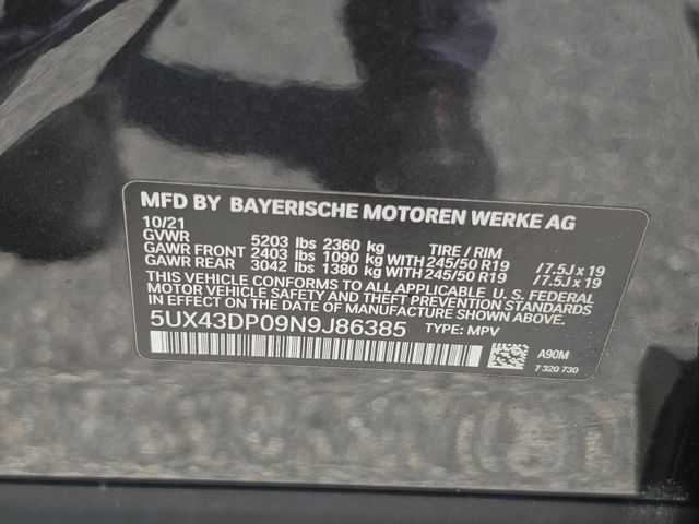 Used 2022 BMW X3 sDrive30i w/ Premium Package RWD image 32