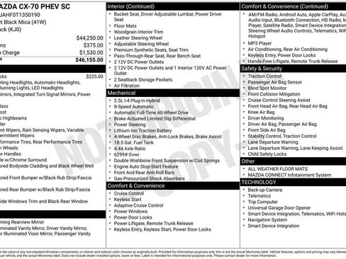 New 2026 MAZDA CX-70 SC AWD/4WD image 7