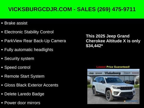New 2025 Jeep Grand Cherokee Altitude image 27