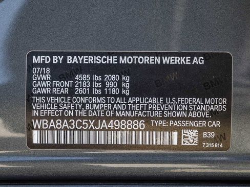 Used 2018 BMW 320i xDrive Sedan w/ Convenience Package image 21