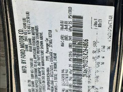 Used 2020 Ford Fusion SE w/ Equipment Group 151A image 26