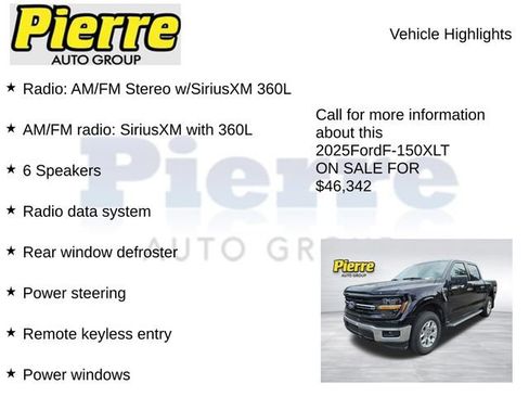 Used 2025 Ford F150 XLT w/ Equipment Group 301A Standard AWD/4WD image 7