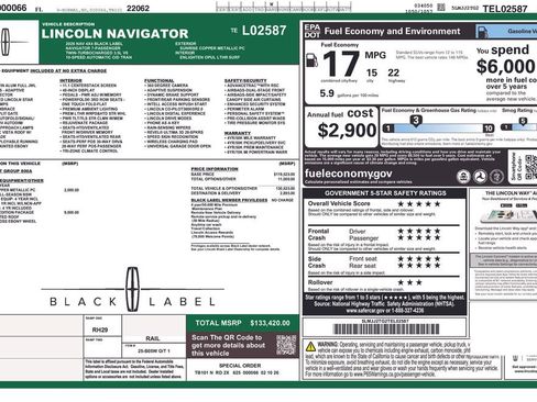New 2026 Lincoln Navigator Black Label AWD/4WD image 30