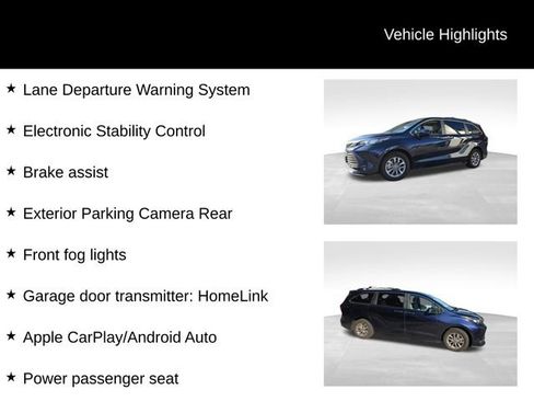 Certified 2025 Toyota Sienna XLE w/ XLE Plus Package AWD/4WD image 18