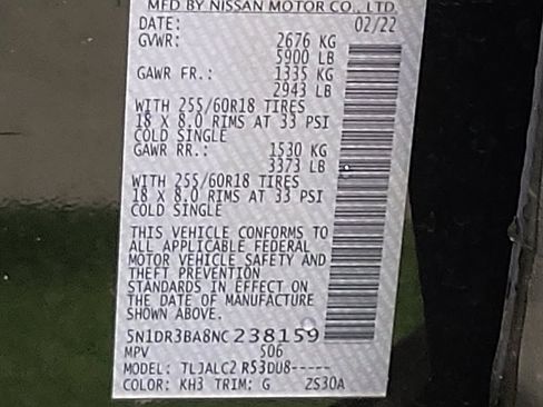 Used 2022 Nissan Pathfinder SV FWD image 33