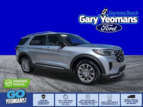Certified 2025 Ford Explorer Platinum AWD/4WD image 1
