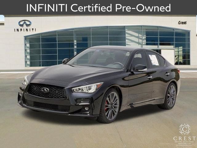 Certified 2023 INFINITI Q50 Red Sport 400 w/ Black Opal Edition RWD image 9