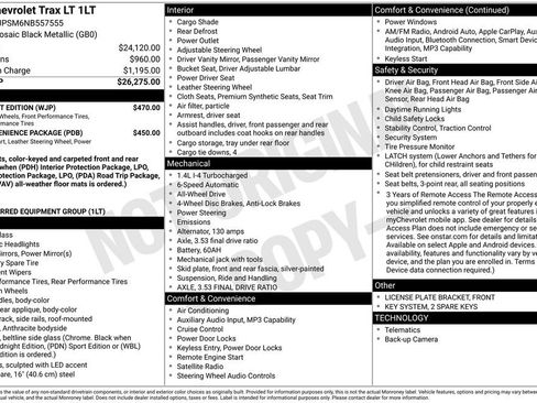 Used 2022 Chevrolet Trax LT w/ Midnight Edition image 11