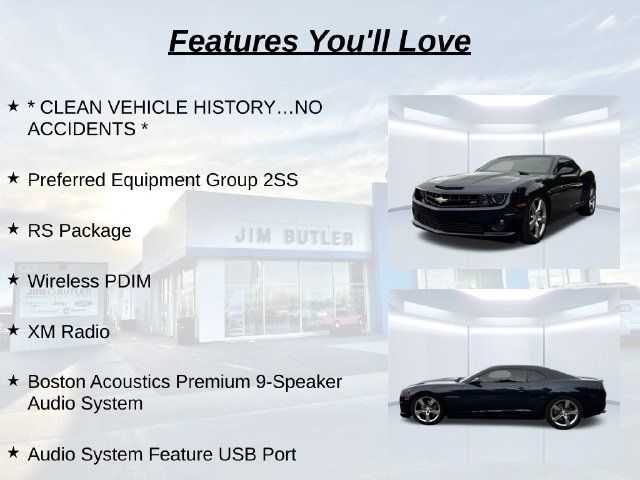 Used 2011 Chevrolet Camaro SS w/ RS Package RWD image 8