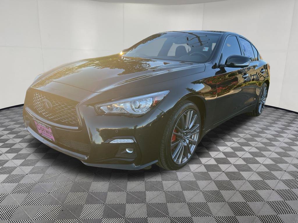Used 2024 INFINITI Q50 Red Sport 400 w/ Black Opal Edition AWD/4WD image 3