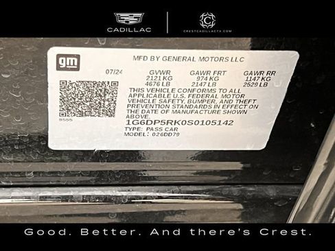 Certified 2025 Cadillac CT5 Sport w/ Sun And Sound Package RWD image 33